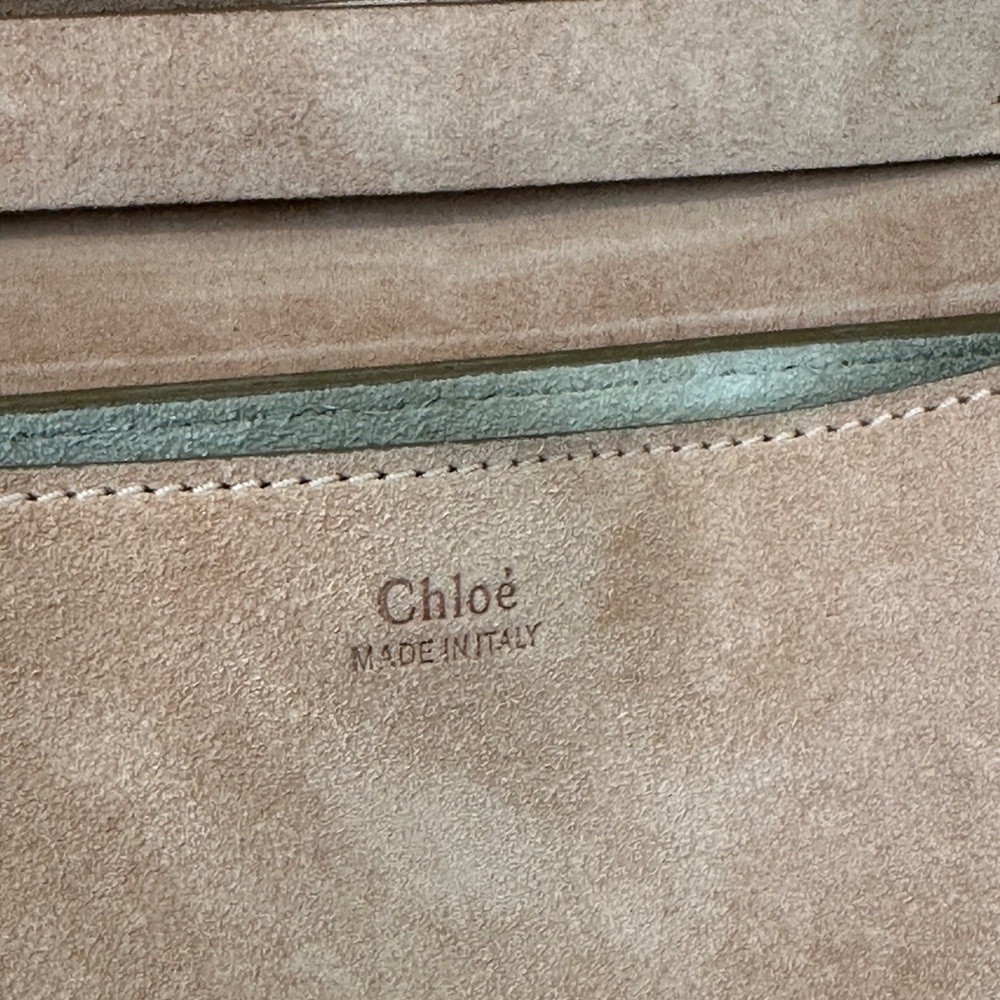 Suede Smooth Calfskin Mini Drew Shoulder Bag Wet Sunflower - Picture 7 of 10